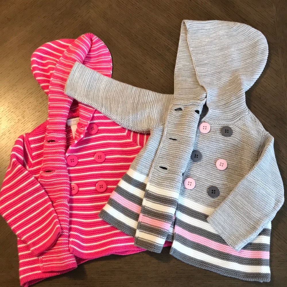 Lot of two sweater jackets/coats